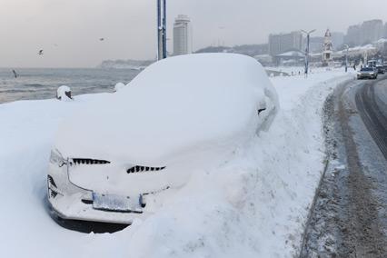 煙臺威海等地遭遇強降雪 積雪深度打破山東紀錄